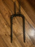 Late 1937-1938 Harley Davidson Front Springer Fork Leg #3. Fixed Price $1000.00.