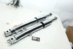 00-06 Harley Softail Oem Chrome Front Fork Set Tube Slider Cowbell. Fixed Price $450.00.