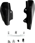 Drag Specialties Black Frame Mounted Heat Deflectors For 2001-08 Harley Touring. Fixed Price $113.37.