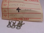Nos Kawasaki H1 H2 S1 S3 F5 F6 F7 G3 G4 G5 Genuine QTY4 Cotter Pin 92041-003. Fixed Price $26.99.