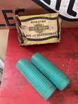 Nos Harley Davidson Oem Knucklehead Flathead Panhead Green Handlebar Grips 396C. Fixed Price $650.00.