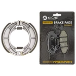 Brake Pad With Shoe Set For Kawasaki Eliminator 43082-0095 Front Rear Organic. Fixed Price $19.95.
