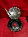 Harley Davidson Ironhead Xl Rear Brake Assembly Drum/sprocket/back Plate #005. Fixed Price $350.00.