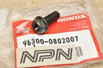 Nos Honda ATC200 CR250 CR500 FL400 TRX250 XR100 XR80 Bolt 96300-08020-07. Fixed Price $8.79.