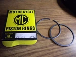 Nos Mc Brand Std Piston Rings Honda 74-75 CR125M Elsinore 13011-360-003. Fixed Price $13.95.