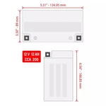 Agm Battery For Honda CX500CX500CCX500D CX500TC CX650T 1979-1983. Fixed Price $80.99.