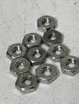 Harley Davidson 10-32 1/8" 3/8" Hex Nuts Oem 7638 Robison Hd Amf. Fixed Price $9.99.