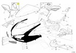 New Oem Ducati Right Driving Mirror Holder #71314601A. Fixed Price $43.65.