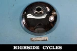 1412 07 Harley-davidson Softail Front Wheel Rim Hub Cap Cover Chrome. Fixed Price $20.00.
