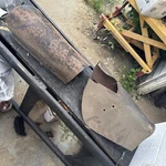 Harley Wla Wlc Wld Flathead Set Of Original Leg Shields. Fixed Price $145.80.