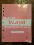 2005 Suzuki VL800 K5 Supplementary Service Manual Oem 99501-38080-01E. Fixed Price $20.00.