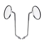 New Chrome Round Mirrors Universal Fit 10MM Thread Motorcycle Atv Scooter. Fixed Price $23.99.