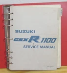Suzuki GSXR1100 Service Manual W/ Binder 99500-39060-03E 1986 Supplements. Fixed Price $50.00.