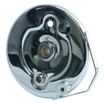 1962-65 Cushman Silver Eagle Chrome Rear Brake Backing Plate 879634-C. Fixed Price $109.95.