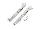 Chrome Saddlebag Guard Kit Reinforced Brackets 49-0532 Harley Touring 79-13. Fixed Price $106.00.