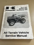 2003 Kawasaki Klf 250 / Bayou Workhorse Service Manual, Part # 99924-1284-01. Fixed Price $19.99.