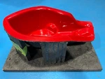 Mold Only - Low And Mean Shaft Drive Cover ( No Lic Plate ) Streak / M95. Fixed Price $200.00.