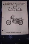 Suzuki GS300LF Assembly And Pre-delivery Service Guide. Fixed Price $20.00.