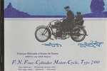 1914 F.n Four Cylinder Motor-cycle Type 700 Antique Reproduction. Fixed Price $33.00.