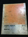 Genuine Harley Davidson 1959-1973 Servi-car Service Manual Part No. 99486-73. Fixed Price $49.99.