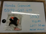 Nos Genuine Honda Left Lever Mirror Mount Bracket SA50 Vision 53175-GS7-670. Fixed Price $25.55.