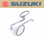 Mirror Set 1975-1979 RV90 TC100 RV125 TC125 TC185 TS400 Genuine Suzuki #G30. Fixed Price $94.95.
