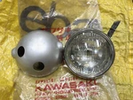 Kawasaki 90 GA1 GA2 GA3 Lamp Body Silver&headlight Koito Nos Genuine Japan. Fixed Price $149.99.