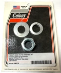 7813 Harley Sportster Front Axle Nut And Washer Kit. Fixed Price $8.80.