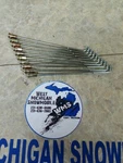 Nos Genuine Kawasaki Rear Wheel Inner Spoke Set Of 1977 1978 P# 41027-090. Fixed Price $16.99.
