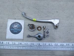 1967 Bridgestone BS175 Twin S21073) Front Left Clutch Lever And Choke Set. Fixed Price $28.74.