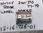 Husqvarna 250 390 Rear Wheel Spacer 1977-78 Era Used P/n 15-16-726-01. Fixed Price $20.00.