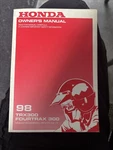 1998 Honda TRX300 Fourtrax Original Owners Manual New. Fixed Price $49.98.