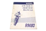 Oem Suzuki 99011-02B73-03A Owner's Manual RM80W 1998 Qty. Fixed Price $14.95.