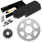 Black O-ring Drive Chain & Sprockets Kit For Yamaha XJ550R 1981 1982 1983. Fixed Price $57.00.