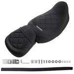 Black Blue Seat For Harley Touring 2009-2024 Driver Passenger Replacement. Fixed Price $107.06.