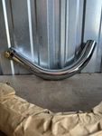Nos 48-65 Harley Davidson Panhead Front Exhaust J Pipe Header Chrome 65440-48 Fl. Fixed Price $32.00.