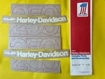 Harley Aermacchi Amf Nos 1978 SS250 SX250 For Black Tank Decal Set 60989-78P. Fixed Price $26.98.