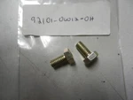Nos 6X20 Hex Bolts Honda 79-83 ATC110 80-82 ATC185 92101-06012-0H QTY2. Fixed Price $9.99.