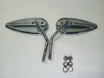 Harley-davidson 2002 Vrsc V-rod Mirrors H-d Script Teardrop 91968-98. Fixed Price $99.00.