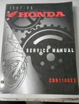 Honda Factory Maintenance Shop Repair Service Manual 1997-1998 CBR1100XX 61MAT01. Fixed Price $39.98.
