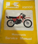 Kawasaki 78-81 KM100 Service Manual Sections Printed Japan 99924-1012-03. Fixed Price $29.99.