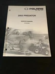 2003 Polaris Predator Factory Service Repair Manual Oem 9918062 Free Ship. Fixed Price $34.50.