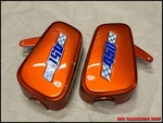 Honda CB450D Air Cleaner Side Covers Lh&rh Scrambler Black Bomber Reproduction. Fixed Price $370.00.