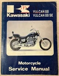 Kawasaki 99924-1078-01 1987 VULCAN88/88SE Service Manual. Fixed Price $24.00.