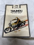 Triumph 500-750CC Twins 1963-1975 Clymer Book Manual M382. Fixed Price $12.00.