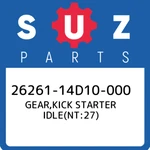 26261-14D10-000 Suzuki Gear,kick Starter IDLE(NT:27) 2626114D10000, New Genuine. Fixed Price $73.93.