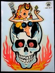 Vtg Huge Lady Luck Water Decal Impko Hot Rod Drag Race Motorcycle Classic Car. Fixed Price $39.99.