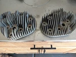 Harley Flathead High Compression Heads. Fixed Price $350.00.