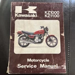 1981 Kawasaki KZ1000/1100 Service Manual 99924-1026-01. Fixed Price $40.00.