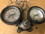 72 Yamaha CS5 200 Speedometer Tachometer Instrument Panel, 307-83510-40-00. Fixed Price $149.00.